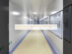 Ventanas de vidrio de seguridad templado de aleación de aluminio de 5 mm para talleres libres de polvo