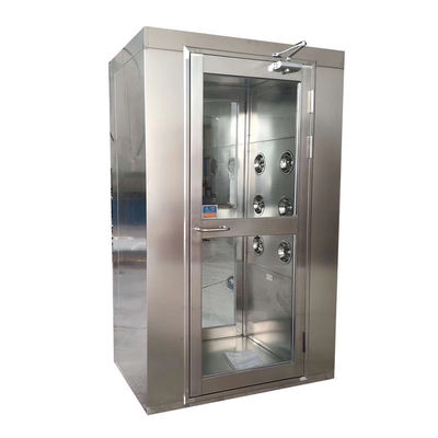 One Person Infrared Sensor AC380V Clean Room Air Showers LED light